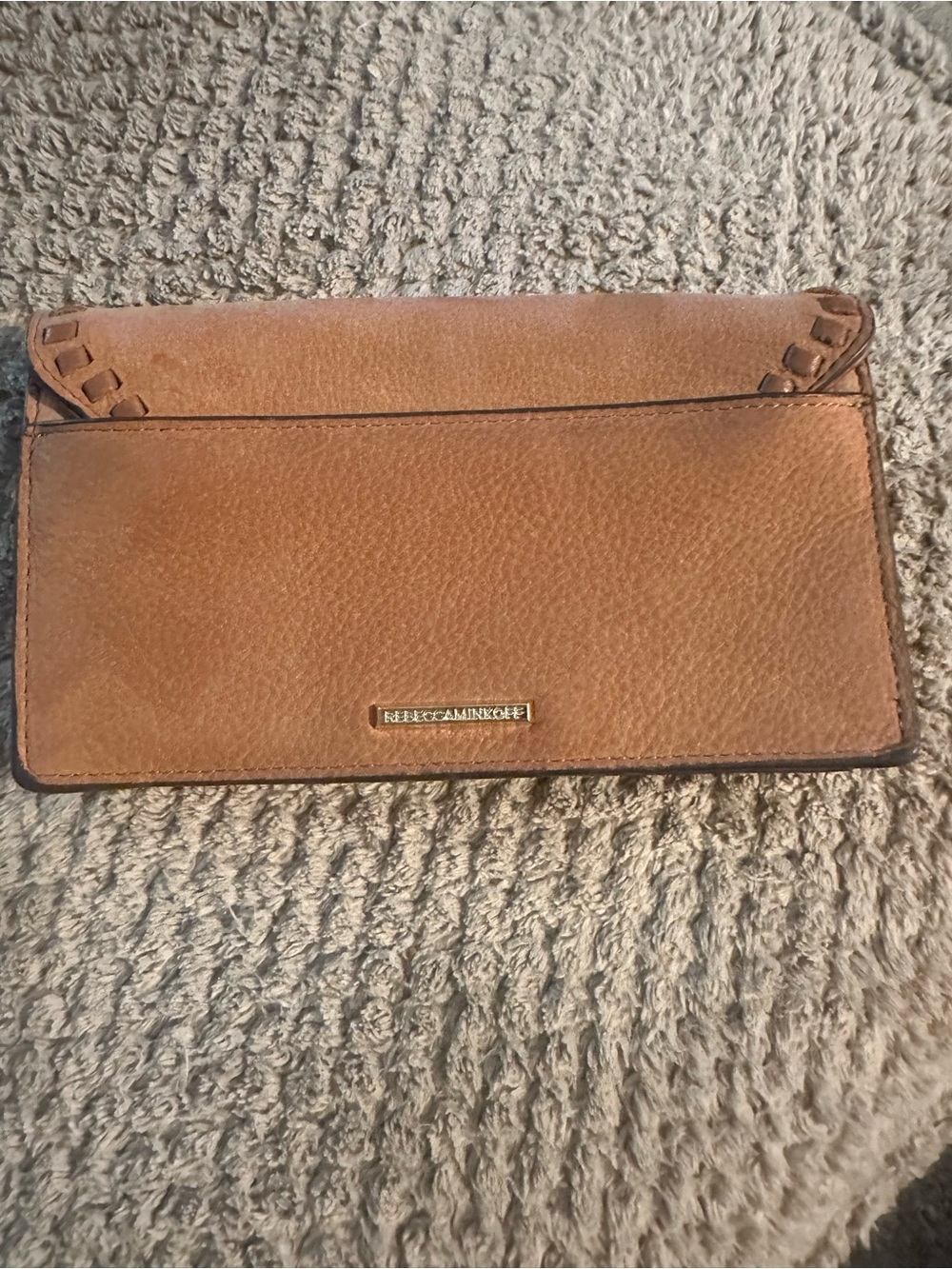 Rebecca Minkoff Tan Leather Clutch Wallet